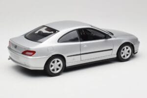Peugeot 406 Coupe Strieborný Gate 1:18 01024 Kov – obrázok 3 z 8