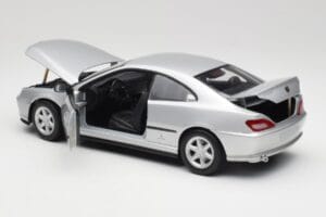 Peugeot 406 Coupe Strieborný Gate 1:18 01024 Kov – obrázok 5 z 8
