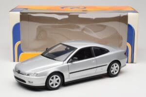 Peugeot 406 Coupe Strieborný Gate 1:18 01024 Kov – obrázok 8 z 8