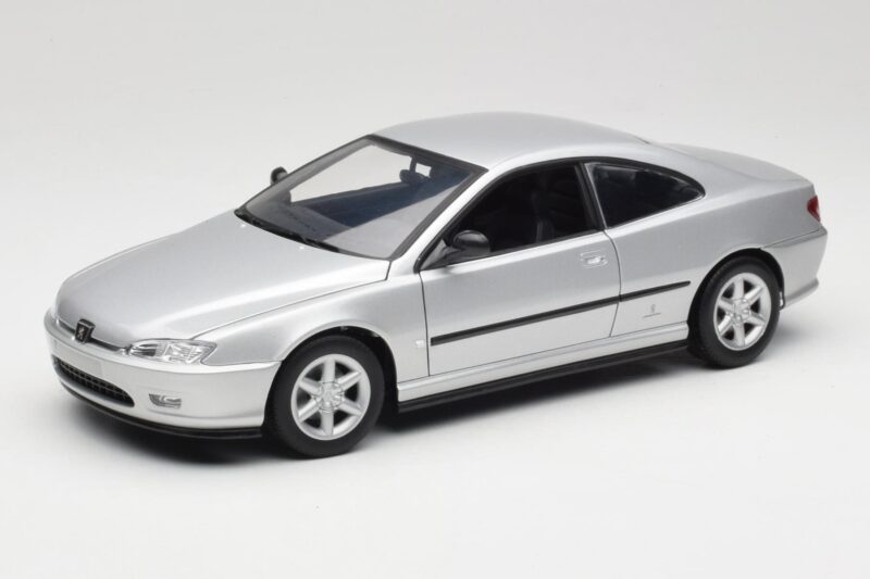 Peugeot 406 Coupe Strieborný Gate 1:18 01024 Kov