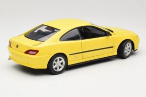 Peugeot 406 Coupe Žltý Gate 1:18 01022 Kov – obrázok 3 z 8