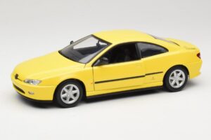Peugeot 406 Coupe Žltý Gate 1:18 01022 Kov