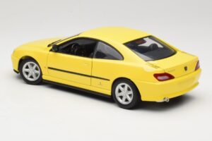 Peugeot 406 Coupe Žltý Gate 1:18 01022 Kov – obrázok 7 z 8
