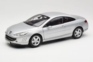 Peugeot 407 Coupe Strieborný Norev 1:18 184747 Kov