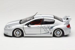 Peugeot 407 Racing Strieborný Solido 1:18 90642 Kov – obrázok 4 z 8