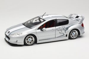 Peugeot 407 Racing Strieborný Solido 1:18 90642 Kov