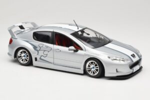 Peugeot 407 Racing Strieborný Solido 1:18 90642 Kov – obrázok 6 z 8