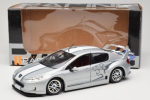 Peugeot 407 Racing Strieborný Solido 1:18 90642 Kov – obrázok 8 z 8