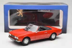 Peugeot 504 Kabriolet Červený Norev 1:18 184754 Kov – obrázok 8 z 8