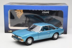 Peugeot 504 Coupe Modrý Norev 1:18 184755 Kov – obrázok 8 z 8