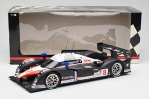 Peugeot 908 HDi LMP1 #8 S. Sarrazin / P. Lamy / S. Bourdais 24 Hours of Le Mans 2nd 2007 Minichamps 1:18 150071208 Kov – obrázok 6 z 6