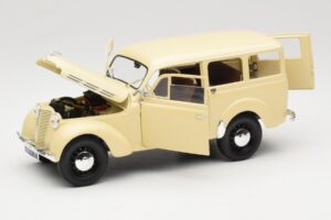 Peugeot Partner Moka Brown Norev 1:18 184894 Kov – obrázok 2 z 8