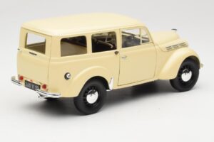 Peugeot Partner Moka Brown Norev 1:18 184894 Kov – obrázok 3 z 8