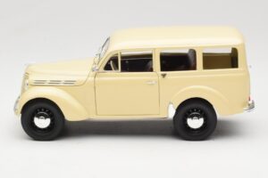 Peugeot Partner Moka Brown Norev 1:18 184894 Kov – obrázok 4 z 8