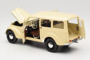 Peugeot Partner Moka Brown Norev 1:18 184894 Kov – obrázok 5 z 8
