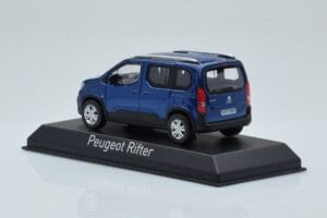 Peugeot Rifter Modrý Norev 1:43 479061 Kov – obrázok 3 z 4