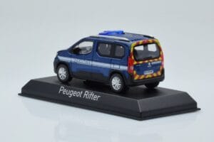 Peugeot Rifter Gendarmerie Otremer Modrý Norev 1:43 479064 Kov – obrázok 3 z 4