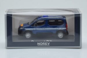 Peugeot Rifter Gendarmerie Otremer Modrý Norev 1:43 479064 Kov – obrázok 4 z 4