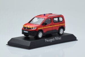 Peugeot Rifter Pompiers Červený Norev 1:43 479069 Kov – obrázok 2 z 4