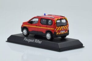 Peugeot Rifter Pompiers Červený Norev 1:43 479069 Kov – obrázok 3 z 4