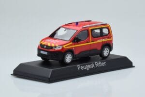 Peugeot Rifter Pompiers Secours Medical Červený Norev 1:43 479070 Kov – obrázok 2 z 4
