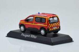 Peugeot Rifter Pompiers Secours Medical Červený Norev 1:43 479070 Kov – obrázok 3 z 4