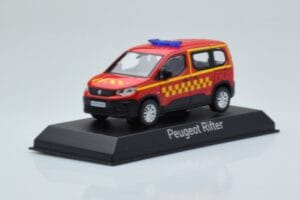 Peugeot Rifter Sapeurs Pompiers Červený Norev 1:43 479071 Kov – obrázok 2 z 4