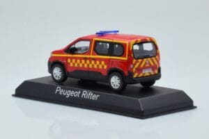Peugeot Rifter Sapeurs Pompiers Červený Norev 1:43 479071 Kov – obrázok 3 z 4