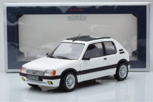 Peugeot 205 GTi 1.6 Biely Norev 1:18 184849 Kov – obrázok 8 z 8