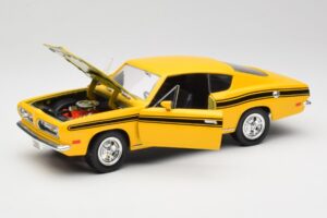 Plymouth Barracuda Žltý Road Legends 1:18 92178 Kov – obrázok 2 z 8