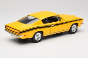 Plymouth Barracuda Žltý Road Legends 1:18 92178 Kov – obrázok 3 z 8