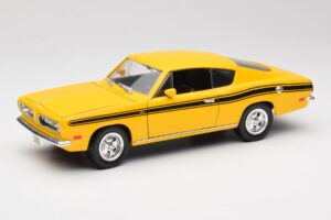 Plymouth Barracuda Žltý Road Legends 1:18 92178 Kov