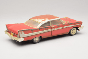 Plymouth Fury Červený Christine Špinavá Verzia Auto World 1:18 AWSS119/06 Kov – obrázok 3 z 8