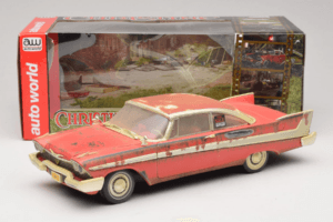 Plymouth Fury Červený Christine Špinavá Verzia Auto World 1:18 AWSS119/06 Kov – obrázok 8 z 8