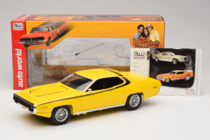 Plymouth Satellite Daisy Dukes of Hazzard Auto World 1:18 AWSS105/06 Kov – obrázok 8 z 8
