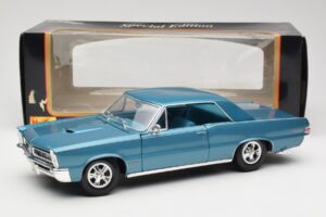 Pontiac GTO Hurst Edition Modrý Maisto 1:18 531885 Kov – obrázok 8 z 8