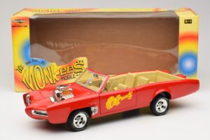 Pontiac GTO Monkeemobile Červený ERTL 1:18 33150 Kov – obrázok 8 z 8