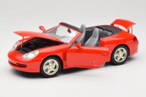 Porsche 911 996 Kabriolet Červený Mira 1:18 06930 Kov – obrázok 2 z 8