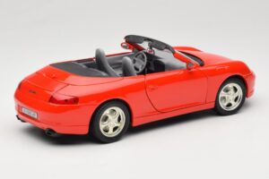 Porsche 911 996 Kabriolet Červený Mira 1:18 06930 Kov – obrázok 3 z 8
