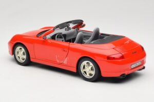 Porsche 911 996 Kabriolet Červený Mira 1:18 06930 Kov – obrázok 7 z 8