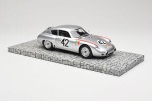 Porsche 356B 1600 GS Carrera GTL Abarth #42 H. Herrmann / H. Linge Targa Florio 1962 Minichamps 1:18 107626842 Živica – obrázok 4 z 6