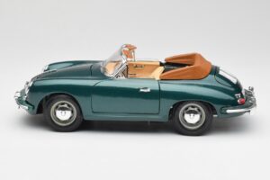 Porsche 356B Kabriolet Zelený Bburago 1:18 3051-M1 Kov – obrázok 4 z 8