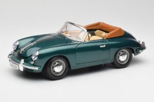 Porsche 356B Kabriolet Zelený Bburago 1:18 3051-M1 Kov