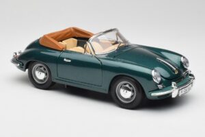 Porsche 356B Kabriolet Zelený Bburago 1:18 3051-M1 Kov – obrázok 6 z 8