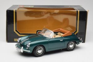 Porsche 356B Kabriolet Zelený Bburago 1:18 3051-M1 Kov – obrázok 8 z 8