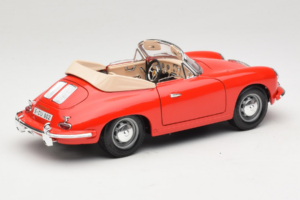 Porsche 356B Kabriolet Červený Tchibo 1:18 45703 Kov – obrázok 3 z 8