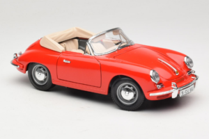 Porsche 356B Kabriolet Červený Tchibo 1:18 45703 Kov – obrázok 6 z 8