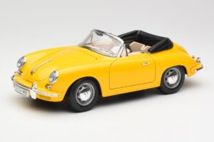 Porsche 356B Kabriolet Žltý Bburago 1:18 3031 Kov