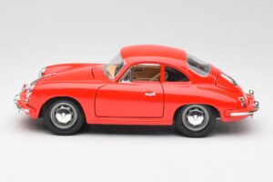Porsche 356B Červený Bburago 1:18 3021 Kov – obrázok 4 z 8