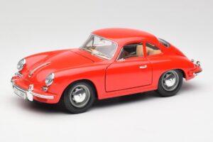 Porsche 356B Červený Bburago 1:18 3021 Kov